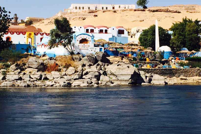 From Aswan Philae Temple & Motorboat Tour to Nubian Village