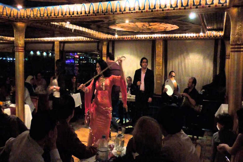 Nile Dinner Cruise in Cairo with Belly Dancing and Hotel Transfer